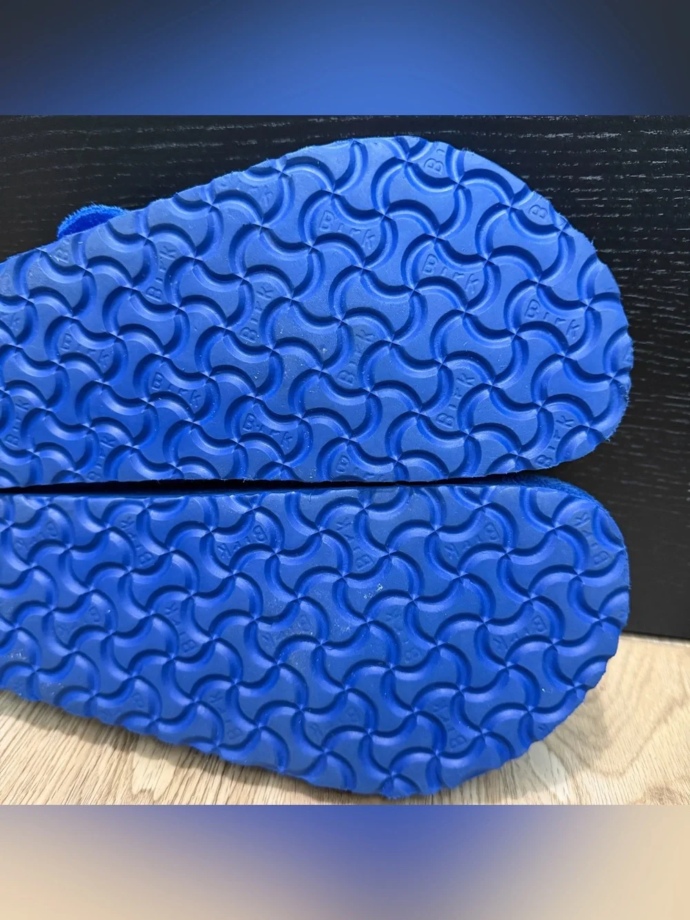 Birkenstock Boston Clog Ultra Blue Suede Size EU 43 / US 10